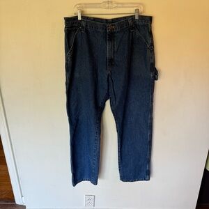 Wrangler Carpenter blue jeans men’s size 38 X 32